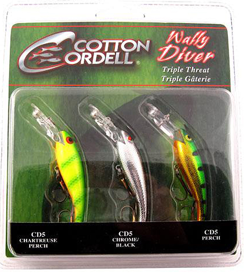 Cotton Cordell Wally Diver Crankbait 3PK #1 SKU - 925864
