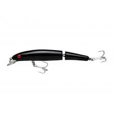 Bomber BSW16J Jointed Long a Lure 02 Black - BSW16J 02 Black