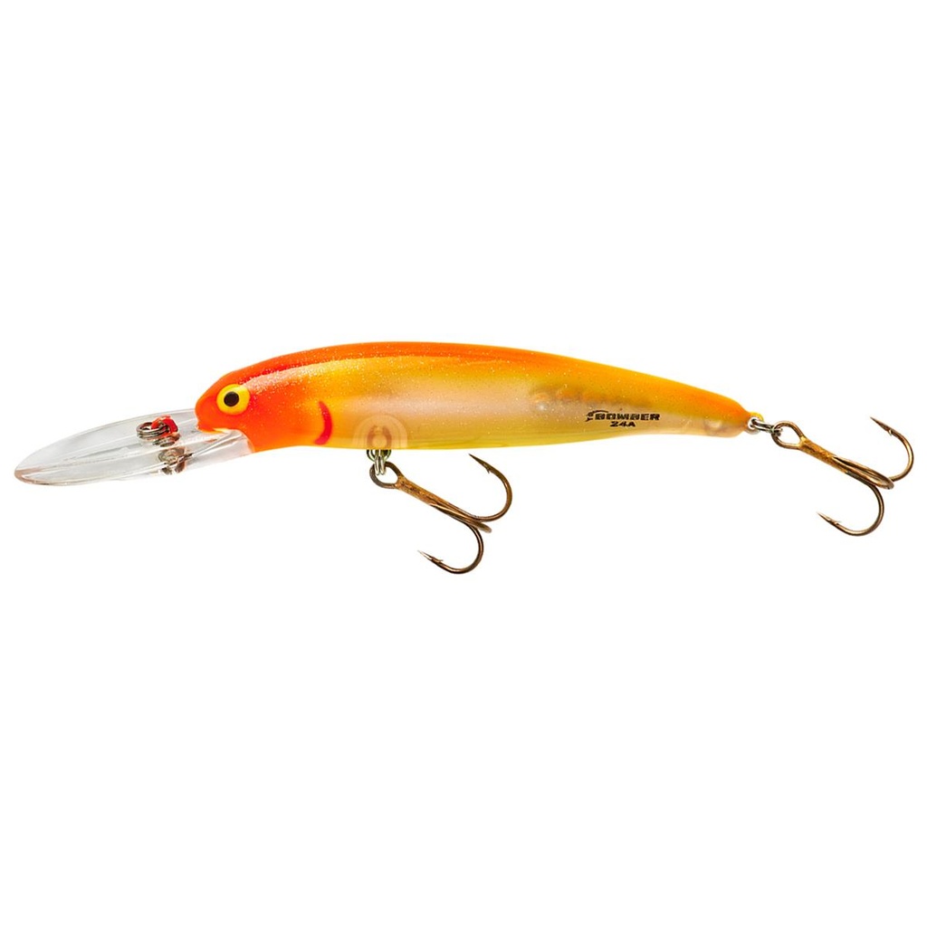 26274553 Lures Deep Long a Walleye Crankbait - Orange Crush