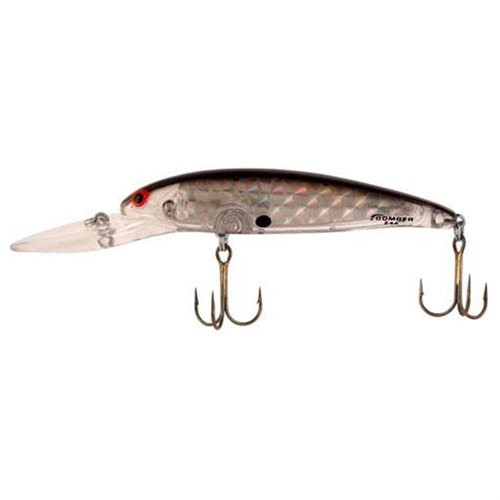 Bomber 24A Deep Diver | Silver Prism/Black Back ; 3 1/2 in.